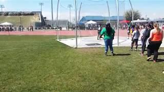 Galadriel Mellion 13yr old Discus 124.8 ft Fresno,ca