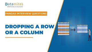 Dropping a row or column in Data Frame | Python Pandas Tutorial