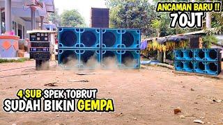 ANCAMAN BARU !! 4 Sub Spek Tobrut Sudah Bikin Gempa Planar Gavonex Sound 70 Jutaan