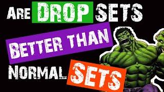 WHY DROP SETS ARE BETTER THAN NORMAL SETS TO BUILD MUSCLE FAST - 5 SCIENTIFIC PROOFS !!!