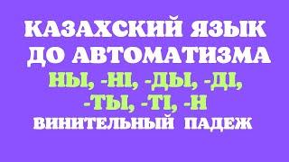 Казахский язык для всех! Табыс септігі до автоматизма - винительный падеж