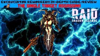 EXCRUCIATOR REWORKED CAN One Shot TORMIN!! | In-Depth Guide/Review | Raid: Shadow Legends