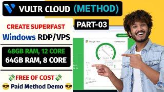 Create Powerful RDP Server For Free Complete Guide | High Speed VPS 2024 | Part - 03 Sahil-R Guide