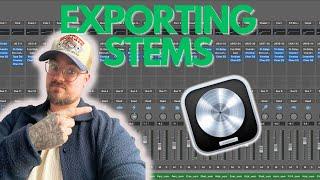 The BEST WAY to Share files in LOGIC PRO X - HOW TO EXPORT STEMS