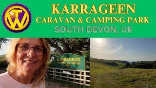 Karrageen Caravan and Camping Park, Devon, UK,  Campsite