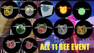 How to get ALL 11 BEE EVENT BADGES in PIGGY RP : INFECTION | Roblox