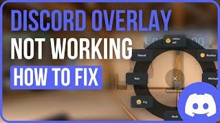 DISCORD OVERLAY NOT WORKING FIX (2024) | How to Fix Discord Soundboard Overlay Not Working