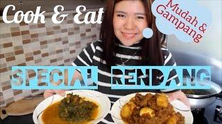 "COOK & EAT" rendang & gulai daun singkong