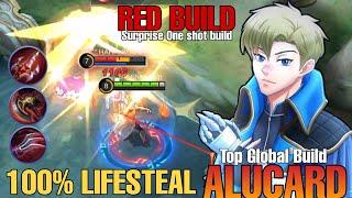 (Please Try)!! Red Build Alucard| Alucard Best Build and Emblem 2021| Top 1 Global Build - MLBB