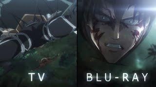 TV vs BLU-RAY (Levi) Attack on Titan 4 season comparison (Fan Made)