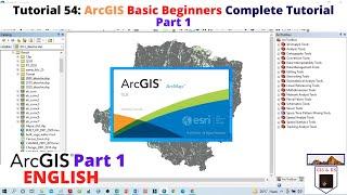 ArcGIS Basic Beginners Complete Tutorial Part 1