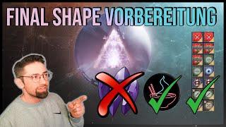 Richtig vorbereitet sein für Final Shape // Beutezüge und Ressourcen Management // Destiny 2 Guide /