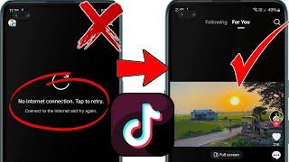 How To Fix TikTok No Network Connection Problem | Fix TikTok No Internet Connection Error