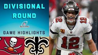 Buccaneers vs. Saints Divisional Round Highlights | NFL 2020 Playoffs
