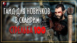 SKYRIM ГАЙД ДЛЯ НОВИЧКОВ: Секрет быстрой прокачки стрельбы