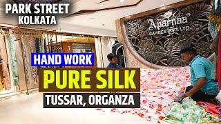 Exclusive Pure Silk Saree Manufacturer and Wholesaler in Kolkata, Park Street