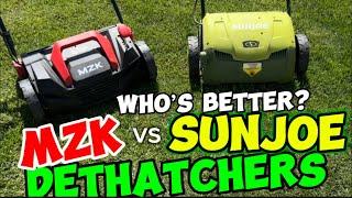 Compare! Sunjoe Dethatcher or the New MZK Dethatcher?!