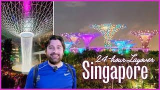 24 Hour Layover in Singapore | City Sites & Changi Airport Adventure | Marina Bay Sands, Jewel