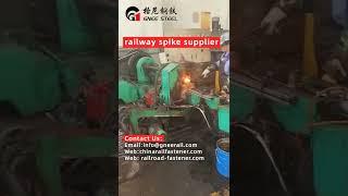 Rail spike production, railway fasteners supplier