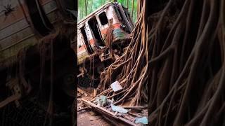 Mysterious Jungle and Abandoned Train - A Relaxing Nature Tour #shorts #photography #nature #scary
