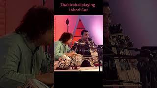 Zhakirbhai playing Lahori Gat #tabla #ustadzakirhussain #indianmusic #zakirhussain #percussion
