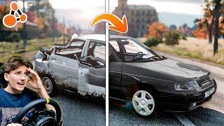 КУПИЛ и ВОССТАНОВИЛ ВАЗ 2110 после ДЕДА в БИМКЕ...! | РП ПЕРЕКУП | BeamNG.drive