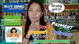 Comparing Online Bilihan | Suysing, Tindahang Tapat or Growsari?