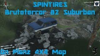 Spintires Bruteterror 82 Chevy Suburban On Planz 4x4 Map