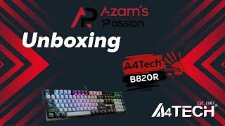 A4TECH Bloody B820R RGB Mechanical USB Gaming Keyboard. Sequence 04 #unboxing #gaming #a4tech #b820r