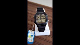 Casio AE-1200WH-1AV Square Digital Waterproof Sports Watch Short Review