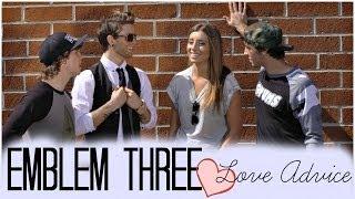 Emblem 3's Guy Advice About Love! | LoveLaurenElizabeth