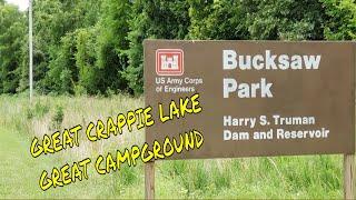 Bucksaw campground on Truman Lake in Missouri