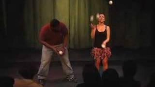 Comedy/Juggling show highlights FEMALE JUGGLER