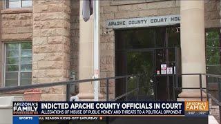 Indicted Apache County officials plead not guilty