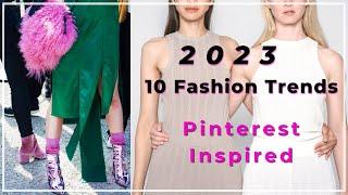 2023 Fashion and Knitwear trends inspired by the Pinterest trends