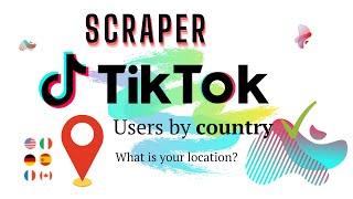 TikTok scraper users from comments by country | Парсер пользователей из комментариев по странам 2022