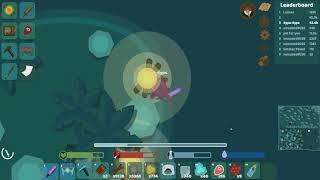 140k + killed 1 top + dragon set and full crab armor)Starve.io