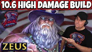 SMITE Zeus  High Damage Build (He Is Still The Damage KING!!!) | SMITE Arena