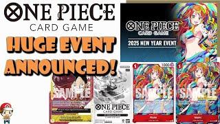 BIG New Year Event 2025 Announced for the One Piece TCG! Exclusive Winner Nami! (One Piece TCG News)