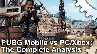 PUBG Mobile vs PC/Xbox One X Graphics Comparison + Analysis!