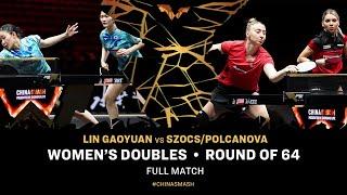 FULL MATCH | Harimoto / Kihara vs Polcanova / Szocs | WD R32 | #ChinaSmash 2024