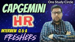 Capgemini HR Interview Questions And Answers For Freshers