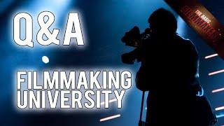 Q&A - Filmmaking University, Free Course, Commercial Tips - Basic Filmmaker Ep 183