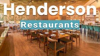 Top 10 Best Restaurants to Visit in Henderson, Nevada