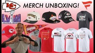 Kansas City Chiefs SUPER BOWL LVIII "CHAMPIONS" Fanatics Merch Unboxing!