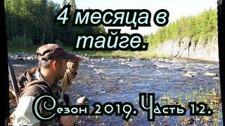 4 Месяца в Тайге. 12-я часть. Заготовка дров/ Таёжный душ/ Быт/ Дожди(((