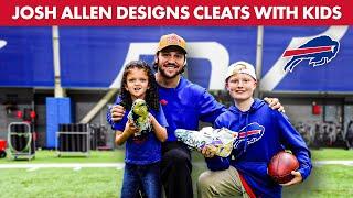 Josh Allen Designs Cleats With Kids From Oishei Children’s Hospital For My Cause My Cleats