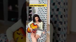 Mallika Singh Guitar Video  #shorts #mallikasingh
