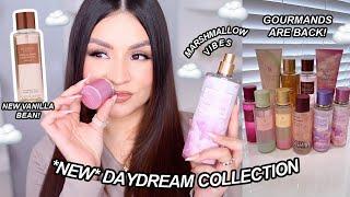 TRYING NEW VICTORIAS SECRET BODY MISTS ️ DAYDREAM COLLECTION, CAFE VICTORIA & VS PINK!