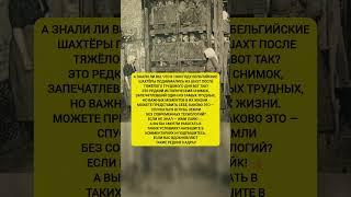 НЕВЕРОЯТНЫЙ КАДР ИЗ ПРОШЛОГО! — Бельгийские шахтёры поднимаются из шахты, 1900 год#история #факты